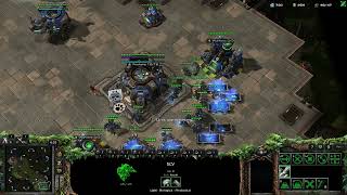 TVP Terran VS Protoss Cheese Proxy Marauder into Banshee Build Diamond level Starcraft 2