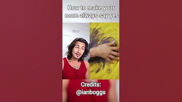 How To Make Your Mom Always Say Yes 😂 credits:@ianboggs #shorts #trending #viral
