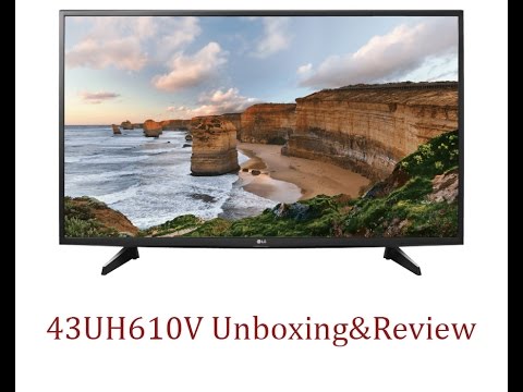 LG 43UH610V Unboxing&Review شاشة