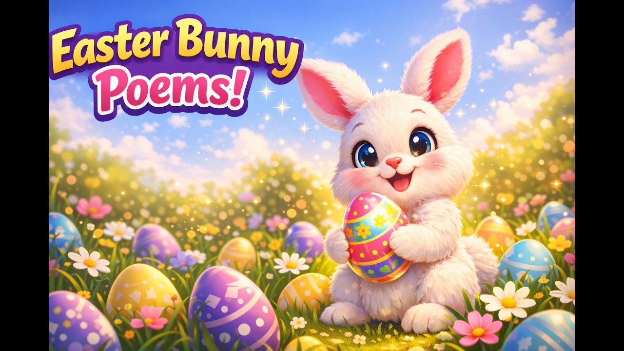 Easter Bunny Poems for Kids 🐰🌷 | Fun & Cute Spring Rhymes