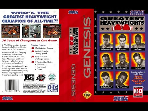 Greatest Heavyweights (Sega Genesis) - Career Mode - Full Game