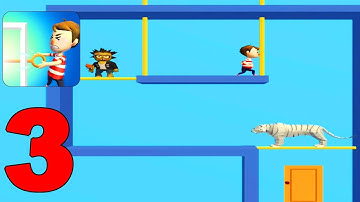 Pin Rescue - Pull The Pin - Gameplay Walkthrough Part 3 Levels 82-120 (Android) #Shorts