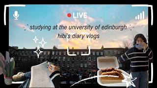 a day at edinburgh uni ✧.* hibi's first vlog | studies, music, and more