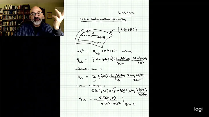 Lecture 20 Part 1. Information Geometry