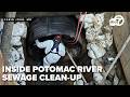 An inside look at repaired Potomac River sewage line as local, federal officials talk restoration