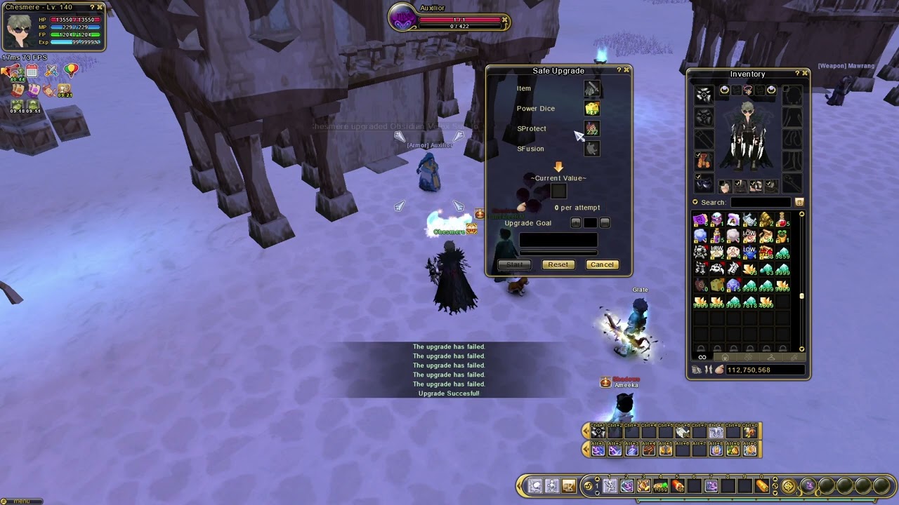 Flyff Universe - YJ Obsi Set Upgrade