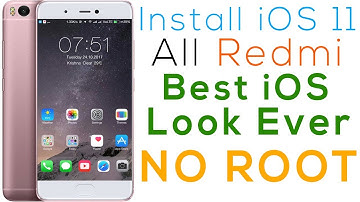 Install iOS 11 in All  Redmi Phones | Best iOS look ever | NO ROOT