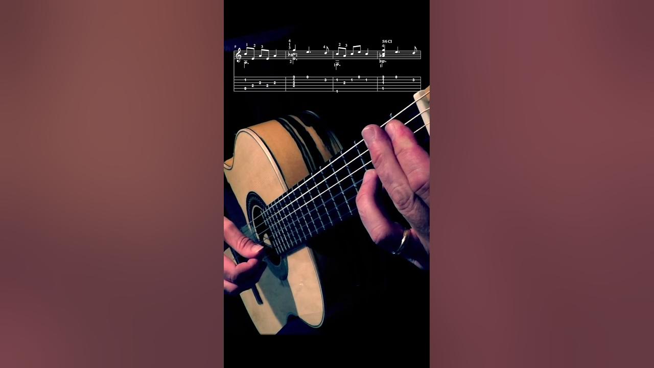 MOON RIVER - Henry Mancini - Includes Sheet Music/TAB - Classical Guitar