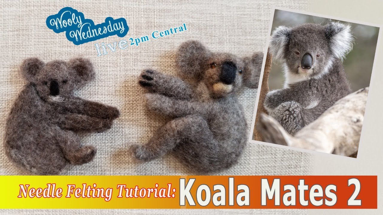 Dimensions 3.5 Koala Wool Roving Needle Felting Kit