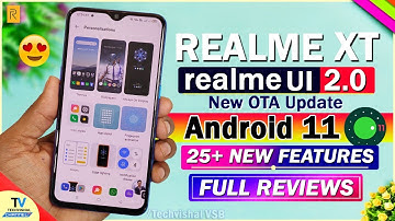 Realme XT New realme Ui 2.0 Android 11 Update Full Review | 25+ New Features | Realme XT New Update