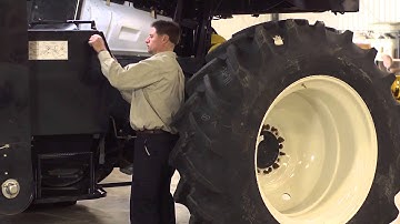 Moisture sensor maintenance tip New Holland combine