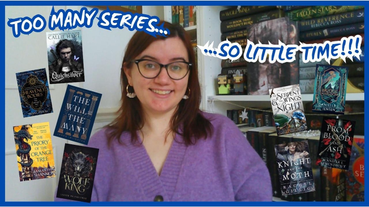 The 35+ series I'm still in the middle of 📚 | The Never Ending TBR 🌟