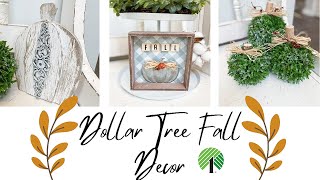Last Minute Farmhouse Fall Decor | Dollar Tree DIYS | Easy DIY decor