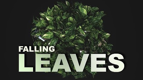 Animated Leaves Cinema 4D