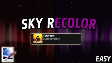 How to Recolor *ANY* Sky, Texture pack (easy)