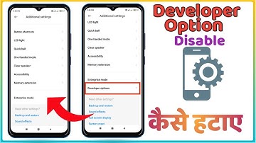 Redmi Note 8/8 Pro - Developer Options Off Kaise Kare _ How To Disable Developer Option
