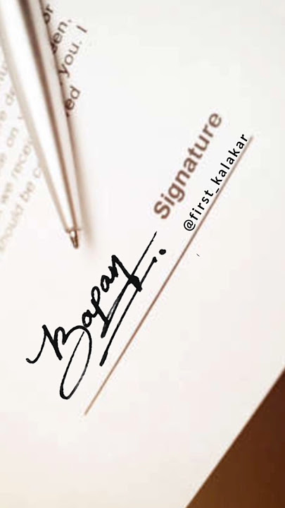#bapan #signature @First_Kalakar