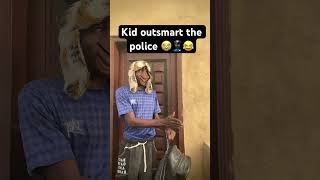 Kid outsmart the officer 👮🏿‍♂️ 😭😂#shortcomedy #shorts #laughoutloud #officer #children