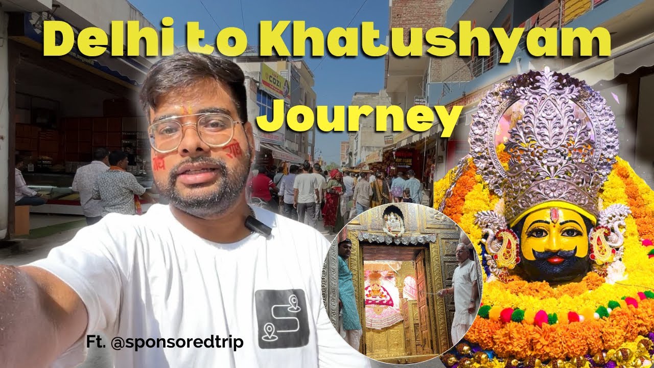 Delhi to Khatu Shyam Ji | Mandir Darshan Vlog | Spiritual Trip with sponsoredtrip