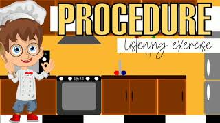 Procedure Listening Exercise - Eggs