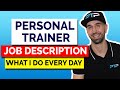 Personal trainer job description 2023  what i do every day