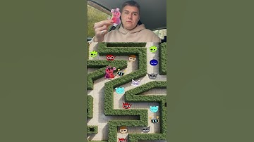 Peppa Pig EATS only ALL Sprunki in labyrinth #animation #sprunki #funny ​⁠