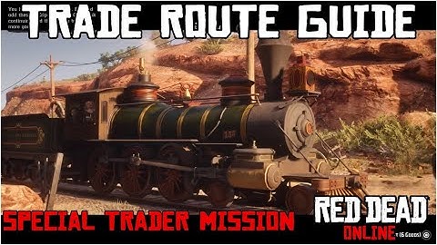 Special Trader Role Mission Trade Route in Red Dead Online Frontier Pursuits