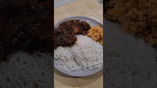 Srilankan Cusin..String Hoppers with Lamb Curry & Sambal food southaustralia shortsviral