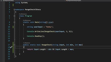 C# Validation: Range Check Tutorial