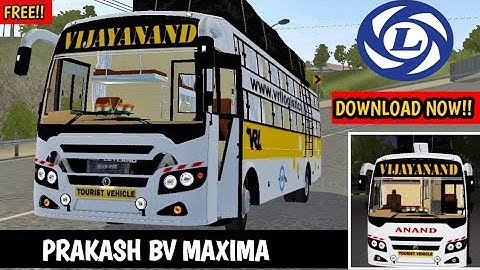 Prakash BV Maxima Non A/C Sleeper Bus Mod For Bussid || Prakash BV Maxima || Bus Simulator Indonesia