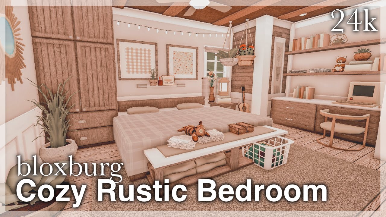 Bloxburg Living Room Ideas Rustic / Roblox Bloxburg Rustic Bedroom