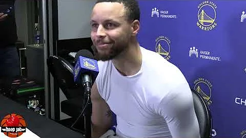 Steph Curry Reacts To Dropping 50 in 134-126 Warri...