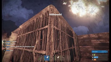 Exploring caves and making a trap base on a high pop server