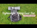 Lightweight Hiking Gear - Fox way 🦊