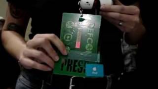 DC15 Badge Hack: Audio Line-Level Meter and Rap Song