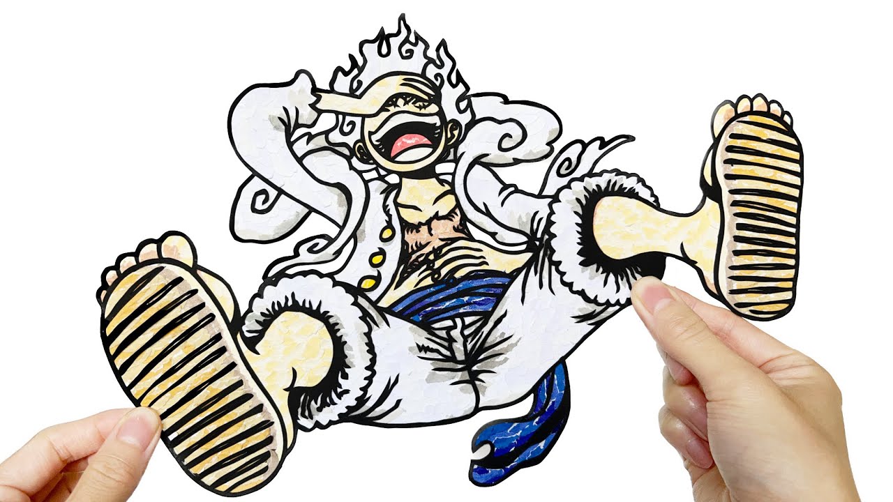 Paper Only】🏴‍☠️ONE PIECE Art【切り絵×ちぎり絵】#luffy