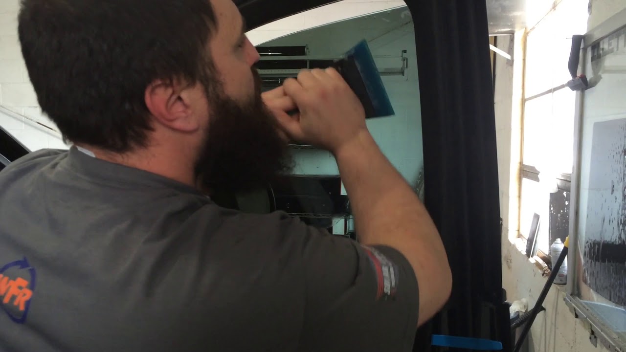 Bottom loading and wet shaving: how to tint car windows