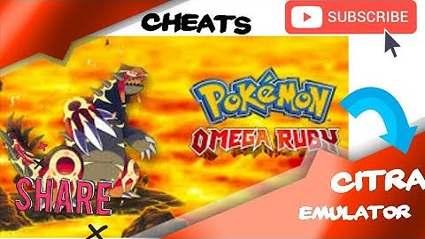 How To Add  Cheat Codes In Citra Emulator for Pokemon Omega Ruby | Pokemon Omega Ruby Gameplay