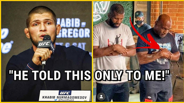 KHABIB REVEALED THE REAL MIKE TYSON