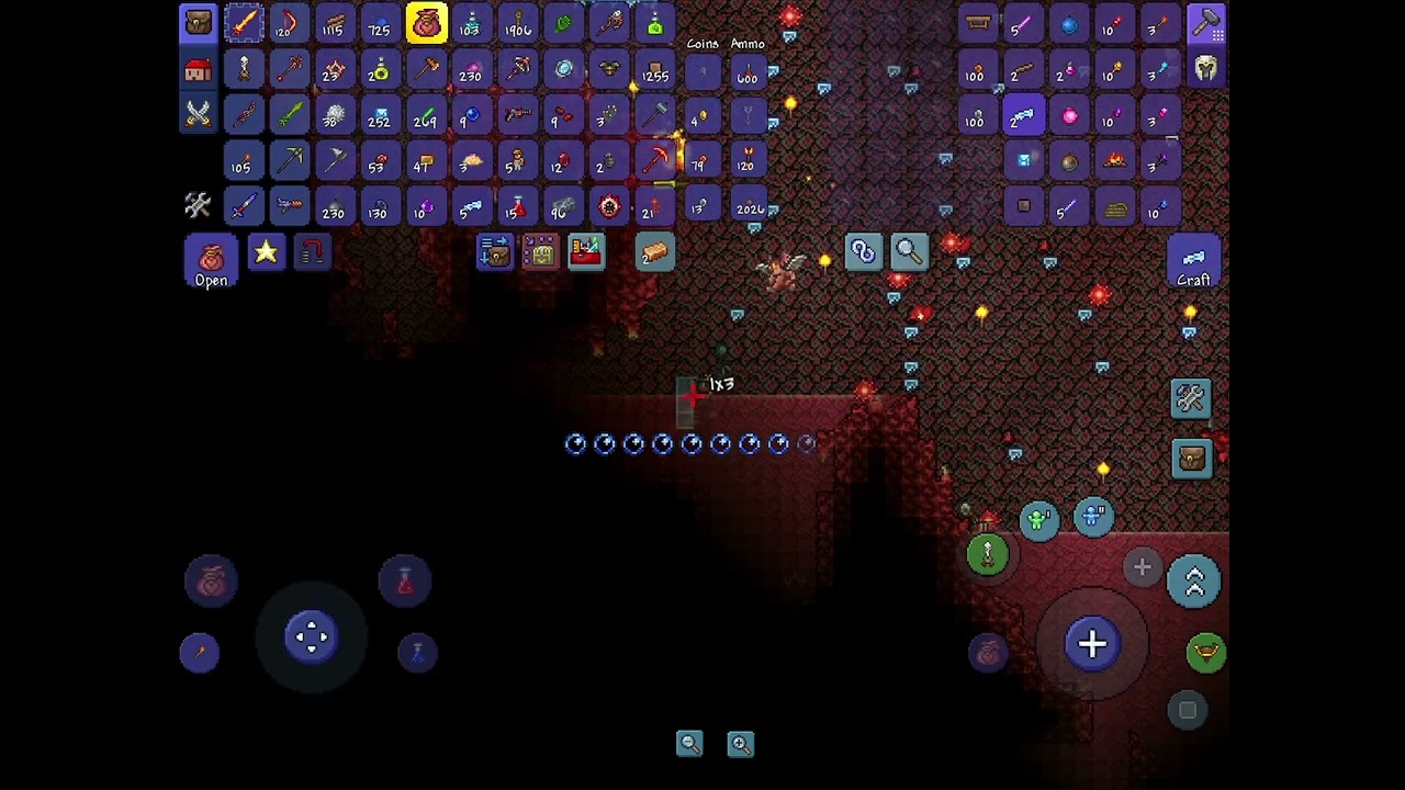 Terraria brain of Cthulhu fight expert mode
