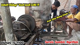 GAK BISA HIDUP DIESEL 16 HP !!! SERVIS KoK Jadi Begini Mesin Diesel Nya