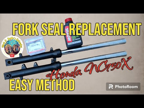 How To Change Motorcycle Fork Seals (Shock Oil Seal Replacement)