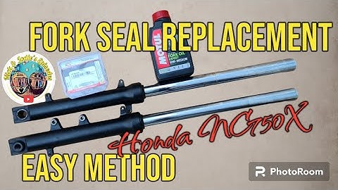 How To Change Motorcycle Fork Seals (Shock Oil Seal Replacement)