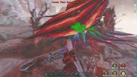 ARK: Survival Evolved Rex army vs alpha dragon