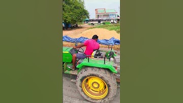 #bricks ||white Ash ,soil|| unloading Bricks factory||#johndeere 5036||