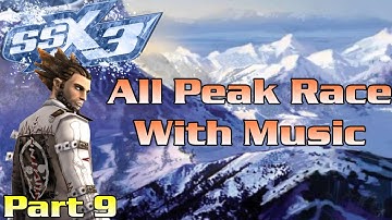 SSX 3 - All Peak Race With Music | Psymon Stark