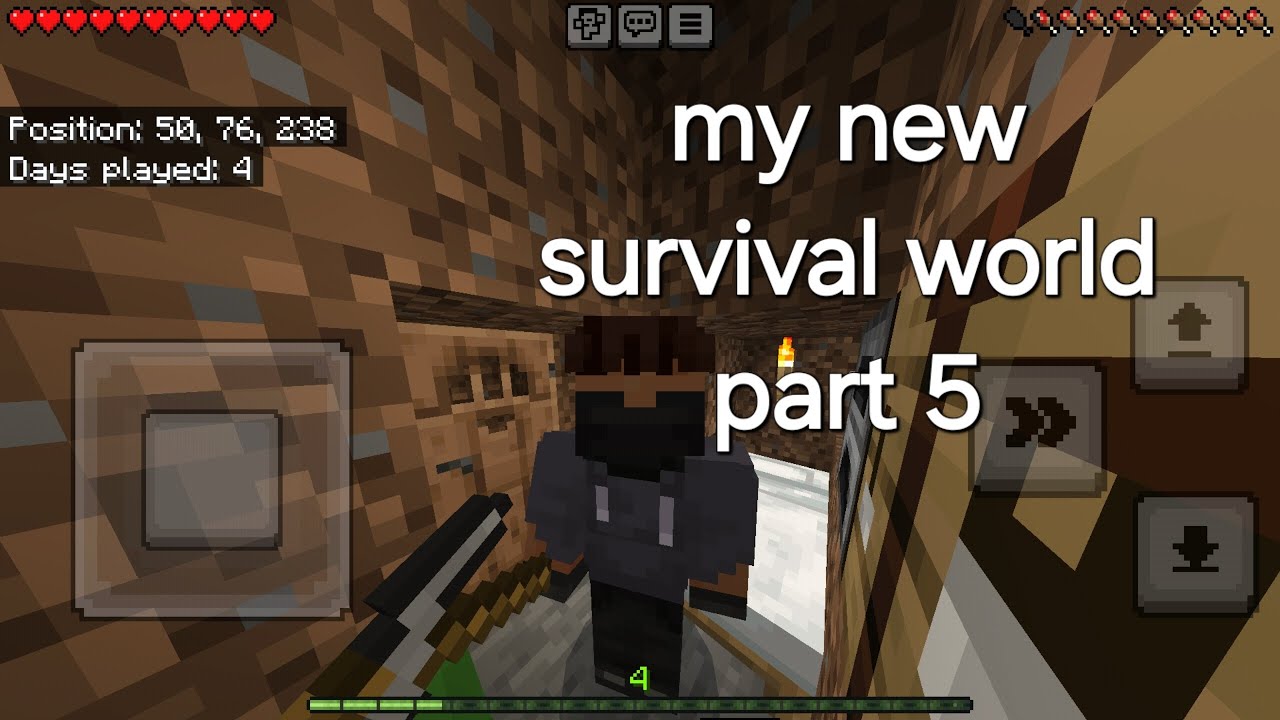 my new minecraft survival world part 5 - YouTube