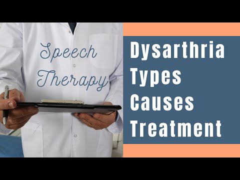 Dysarthria Types, Signs, Causes & Treatment | Speech Therapy