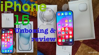iPhone 15 unboxing & review / big update / iPhone 15 camera test