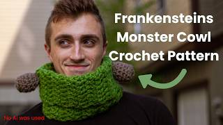 Easy Frankensteins Cowl Crochet Pattern | DnB Mix to Craft To